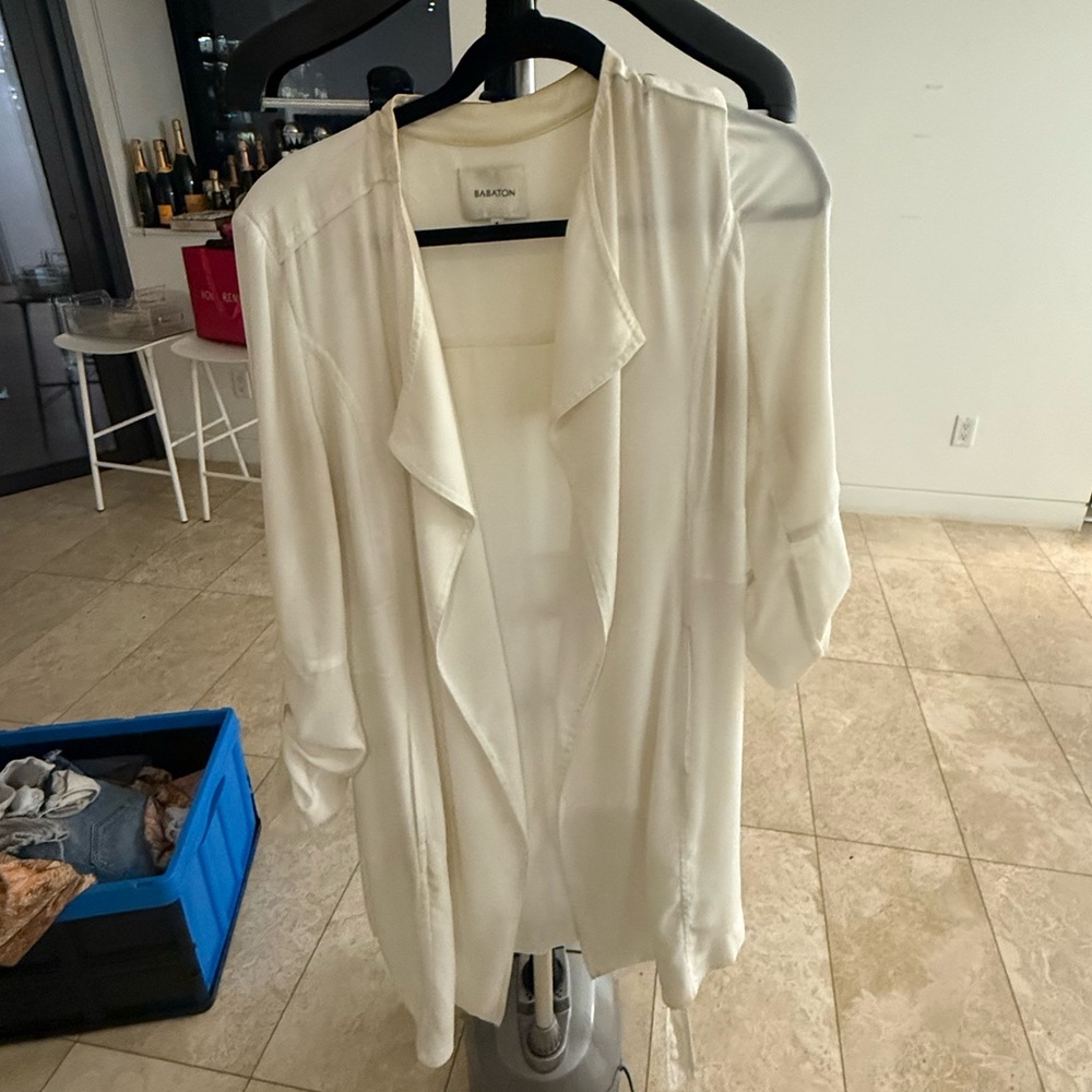 Babaton White Duster with Belt